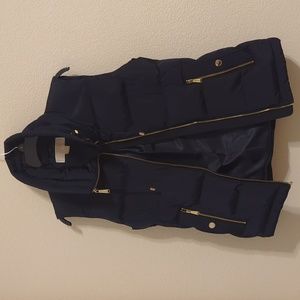 Michael Kors | Down Puffer Vest with Fur Collar